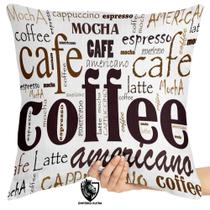 Almofada Premium 45x45 tipos de cafe