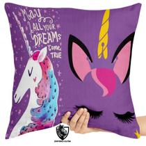 Almofada Premium 45x45 unicornio