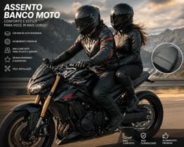 Almofada Premium Para Moto Banco Macio Universal Antiderrapante Almofada Premium Para Moto Banco Macio Universal Antiderrapante