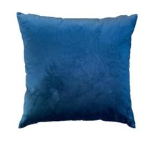 Almofada Premium Veludo Azul Decorativa 50x50cm