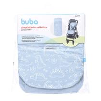 Almofada Protetora Viscoelástico p/ Carrinho - Dino Azul - BUBA