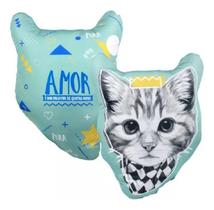 Almofada Purr Gato 35x27cm Decoração