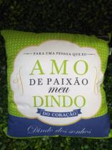 Almofada quadrada amo de paixão meu dindo