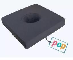 Almofada Quadrada com orifício POP para hemorróidas, pós parto e anti escaras - Perfetto
