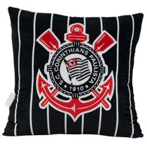 Almofada Quadrada Corinthians 36 x 36 Cm - XT8886-1-B Almofada Quadrada Corinthians 36 x 36 Cm - XT8886-1-B