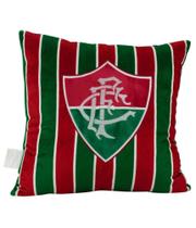 Almofada Quadrada Escudo Time 36x36cm - Fluminense - Mileno Almofada Quadrada Escudo Time 36x36cm - Fluminense - Mileno
