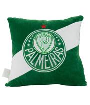 Almofada Quadrada Escudo Time 36x36cm - Palmeiras