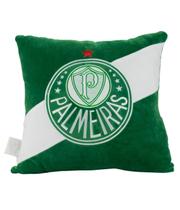 Almofada Quadrada Escudo Time 36X36Cm - Palmeiras