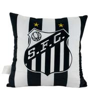 Almofada Quadrada Escudo Time 36x36cm Santos Almofada Quadrada Escudo Time 36x36cm Santos