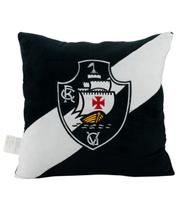 Almofada Quadrada Escudo Time 36x36cm - Vasco