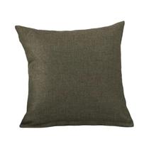 Almofada quadrada espessada sólida, sofá, capa de almofada de sala de estar (sem núcleo)