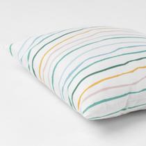 Almofada Quadrada - Listras Aquarela Almofada Quadrada - Listras Aquarela