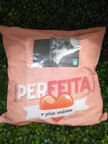 Almofada quadrada perfeita para mim, com porta foto