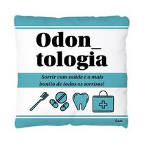 Almofada Quadrada Profissões - Odontologia