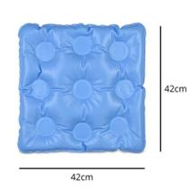 Almofada quadrada sem orificio gel azul tam unico pf-10 Almofada quadrada sem orificio gel azul tam unico pf-10