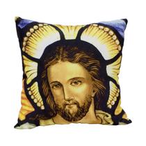 Almofada Quadriculada Jesus 39X39cm (Fibra) XT8826-A-M Almofada Quadriculada Jesus 39X39cm (Fibra) XT8826-A-M