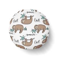 Almofada redonda bicho preguiça 40X40