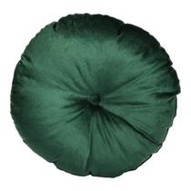 Almofada Redonda com Botão 50cm - 472331 Verde Belchior
