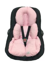 Almofada Redutor Robo Para Carrinho de Bebe e Bebe Conforto Liso Rosa - Lica Baby