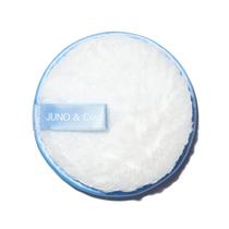 Almofada removedora de maquiagem reutilizável JUNO & Co. Algodão branco