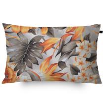 Almofada Retangular 30x50cm Wendy Floral Laranja