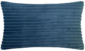 Almofada Retangular Flanel Pelúcia Azul Prussiano 50x28cm Almofada Retangular Flanel Pelúcia Azul Prussiano 50x28cm