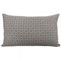 Almofada Retangular Geo 30x50cm Preto/Branco Almofada Retangular Geo 30x50cm Preto/Branco