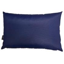 Almofada Retangular Impermeável Azul Marinho Área Externa 45cmx29cm Almofada Retangular Impermeável Azul Marinho Área Externa 45cmx29cm