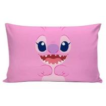 Almofada Retangular Infantil Baguete Cheia Casa Decoração Infantil Lilo Stitch, Sonic, Homem Aranha