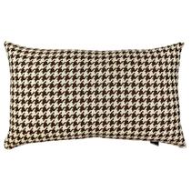Almofada Retangular Jacquard Pied de Poule 30x50cm Marrom Almofada Retangular Jacquard Pied de Poule 30x50cm Marrom