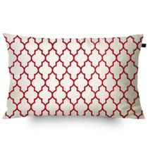 Almofada Retangular Serigrafada Agriz 30x50cm Vermelho Almofada Retangular Serigrafada Agriz 30x50cm Vermelho