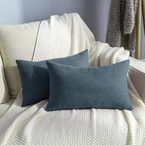 Almofada Retangular Suede 30x50cm Azul Petróleo Almofada Retangular Suede 30x50cm Azul Petróleo