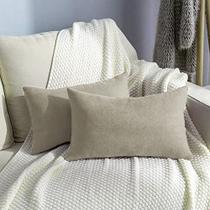 Almofada Retangular Suede 30x50cm Bege Almofada Retangular Suede 30x50cm Bege