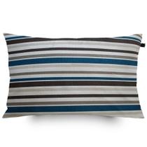 Almofada Retangular Verona Listas 30x50cm Azul Almofada Retangular Verona Listas 30x50cm Azul