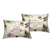 Almofada retangulo pequena as misericordias se renovam