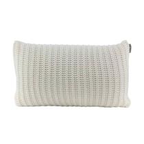 Almofada Rinzeira Tricô Tresse 30x50 Off White Kacyumara