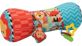 Almofada Rolinho de Atividades Bebê Brinquedo Mordedor - Buba Almofada Rolinho de Atividades Bebê Brinquedo Mordedor - Buba