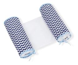 Almofada Rolinho Segura Bebe - ZIG ZAG AZUL