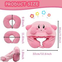 Almofada rosa pescoço U Shape Travel Pillow Cute Stuffed Plush
