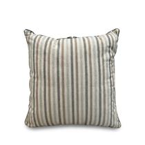 ALMOFADA RUSTICA DUPLA 52X52 C/CORD LISTRADA cor:LISTRADA