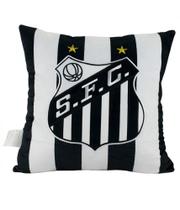 Almofada Santos Quadrada Escudo 36x36cm Almofada Santos Quadrada Escudo 36x36cm
