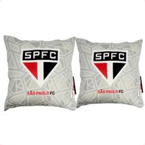 Almofada São Paulo FC Cinza Decorativa Presente Oficial Almofada São Paulo FC Cinza Decorativa Presente Oficial