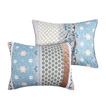 Almofada Sham Benzara Ello 91 cm acolchoada king size azul Almofada Sham Benzara Ello 91 cm acolchoada king size azul