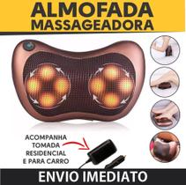Almofada Shiatsu Pilow Car E Home Infravermelho Rotatória Massagem Relaxante