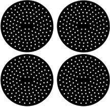 Almofada Silicone Para Fogão Por Indução Descanso Kit 4 Un Cor Preto Almofada Silicone Para Fogão Por Indução Descanso Kit 4 Un Cor Preto