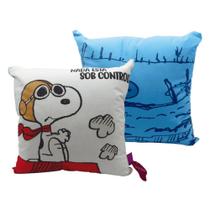 Almofada Sob Controle Snoopy 40x40 cm - Zona Criativa