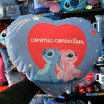 Almofada Stitch e Angel Coração Formato