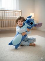 Almofada Stitch Grande Xuxão Criança Travesseiro De Corpo 66cm Almofada Stitch Grande Xuxão Criança Travesseiro De Corpo 66cm