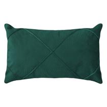 Almofada Suede Drapeada Bordô Azul Rosê Verde Terra 30x48