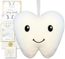 Almofada Tooth Fairy 20 Moments of Tooth Squishie com bolso Almofada Tooth Fairy 20 Moments of Tooth Squishie com bolso